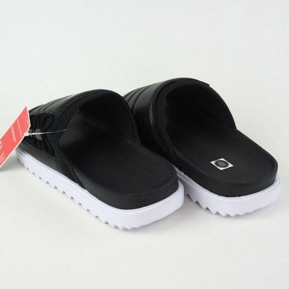 Nike Asuna NA Slides Mens Sandals Black White - Picture 9 of 11
